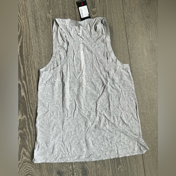 Peloton Straight Racer Tank in Gray Size Medium - Picture 3 of 5